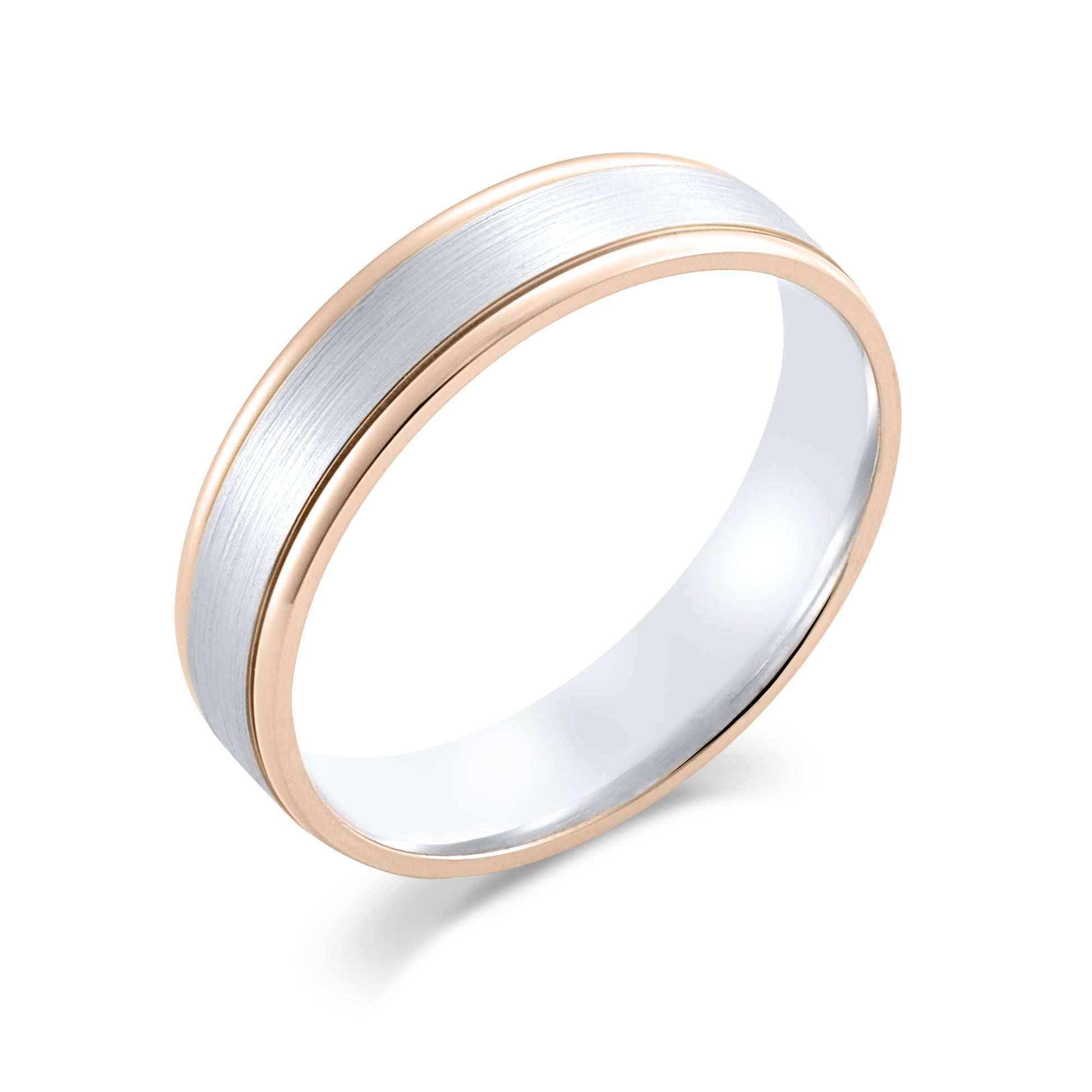 Alliance or blanc et rose Marcel 1