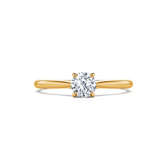 Misha - Solitaire diamant jaune #1