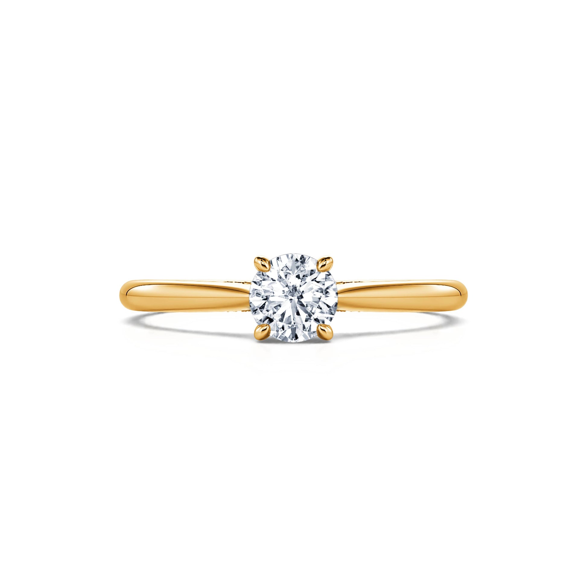 Solitaire diamant jaune Misha 1