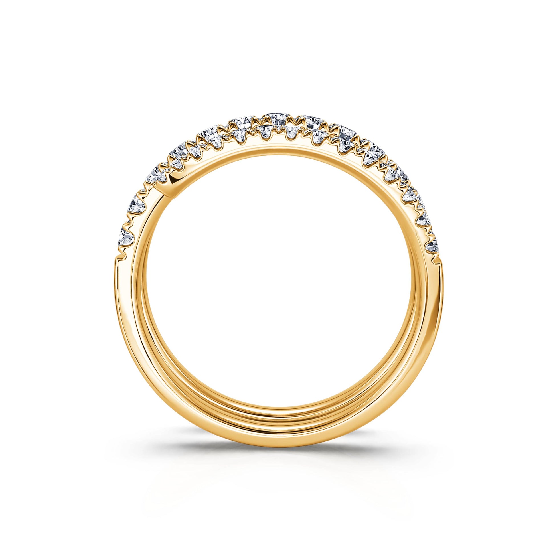 Bague serpent diamant et or jaune Molly 4