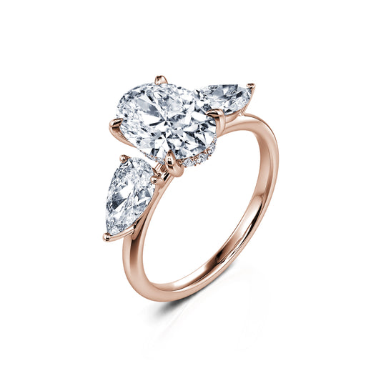 Morgan Lab&nbsp;-&nbsp;Bague de fiançailles Or rose diamant de synthèse #2