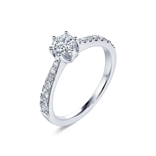 Myriam - Solitaire platine diamant #2