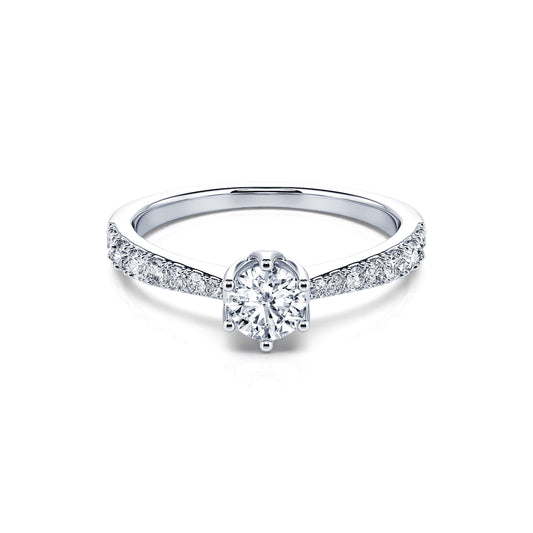 Myriam - Solitaire platine diamant #1