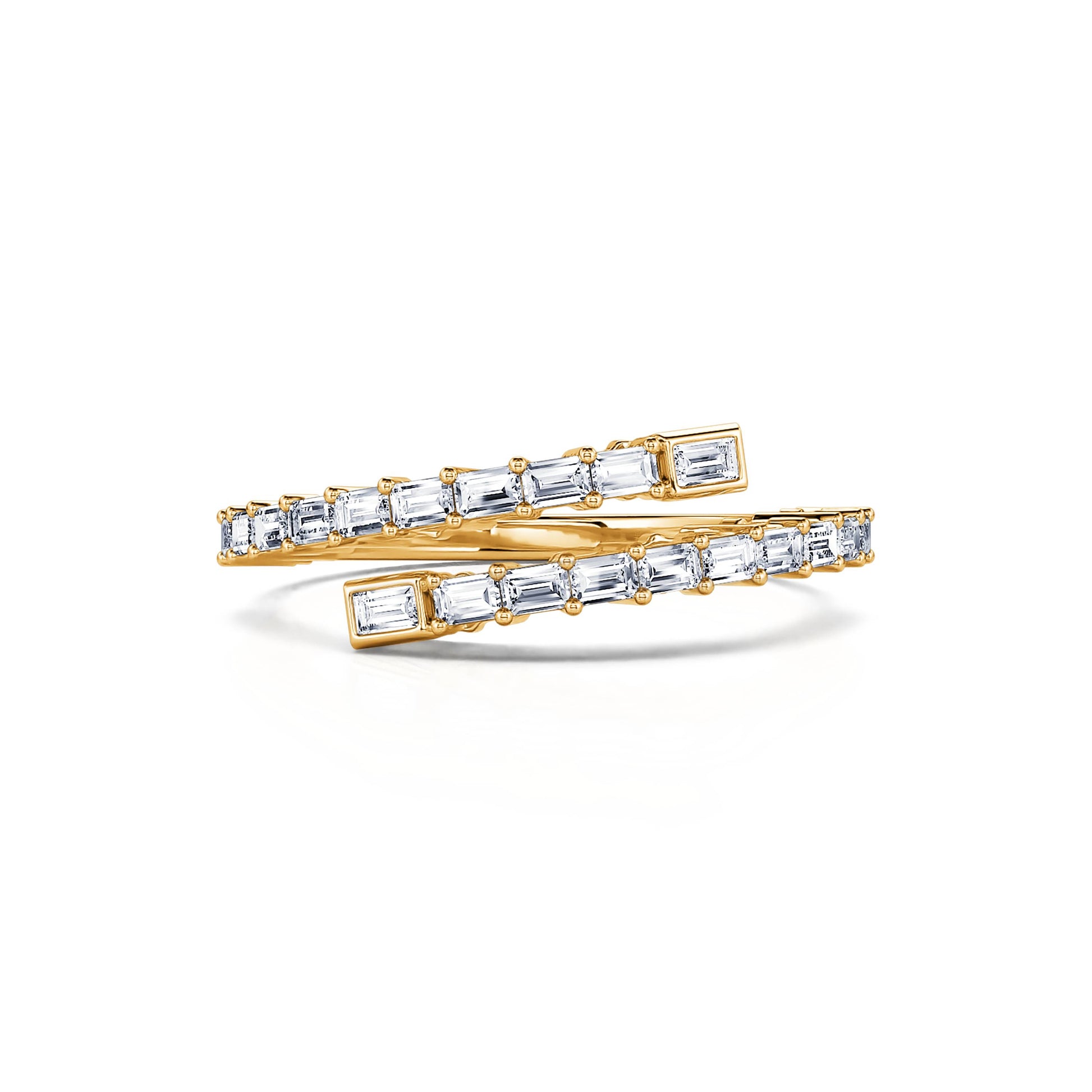 Bague serpent diamant emeraude or jaune Naja 2