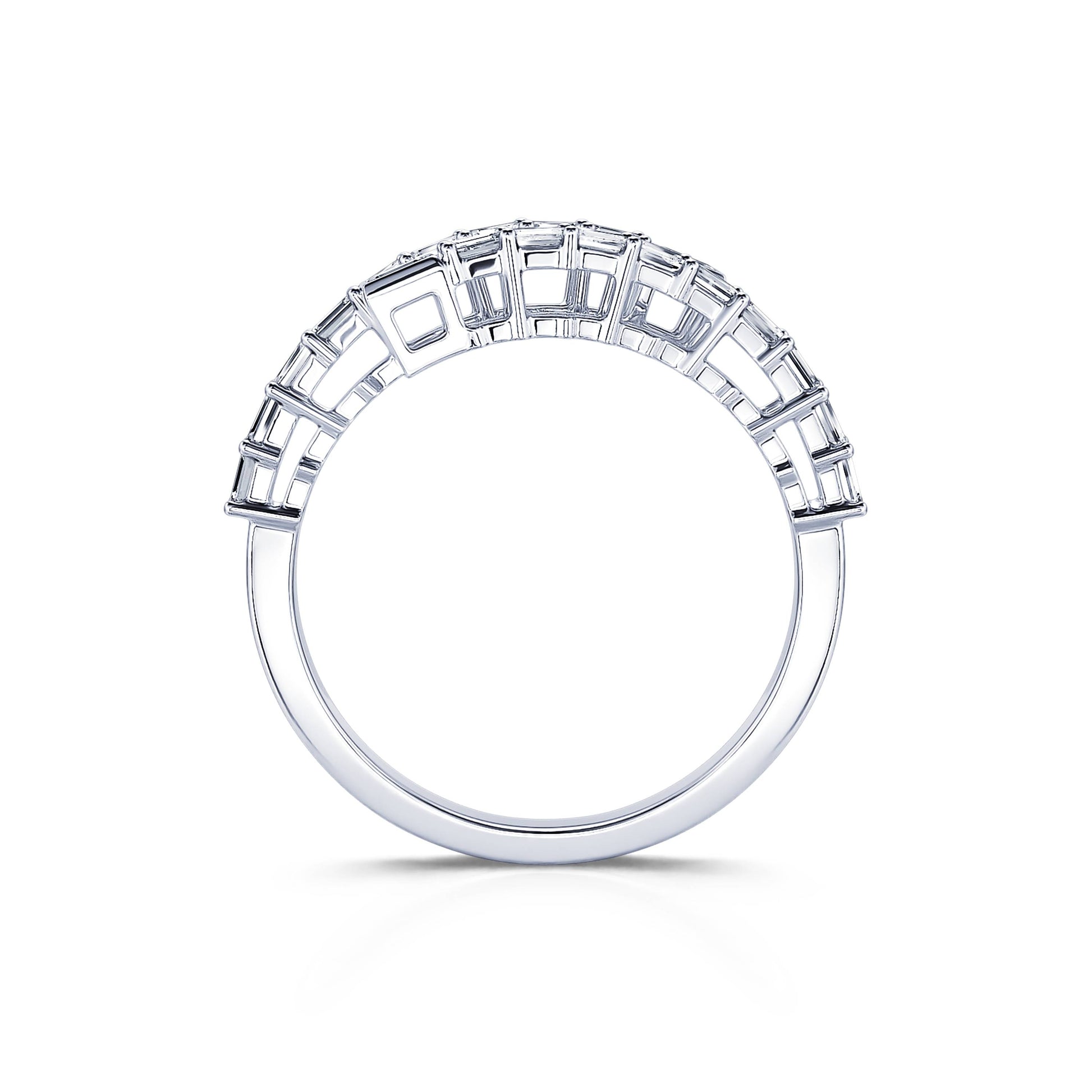 Bague serpent diamant emeraude or blanc Naja 4
