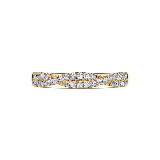 Nilla&nbsp;-&nbsp;Alliance entrelacée diamant or jaune #2