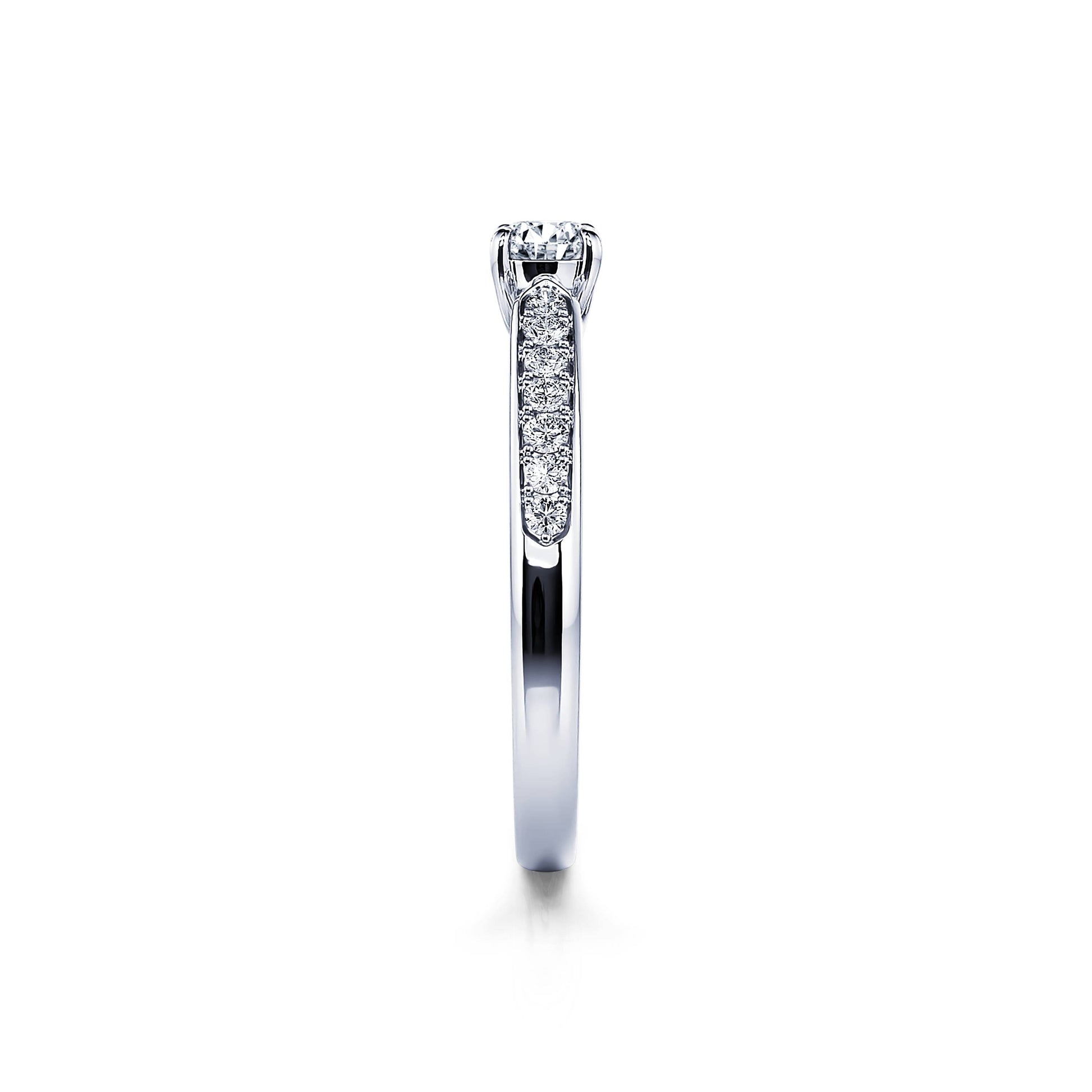 Solitaire platine diamant Ofé 4
