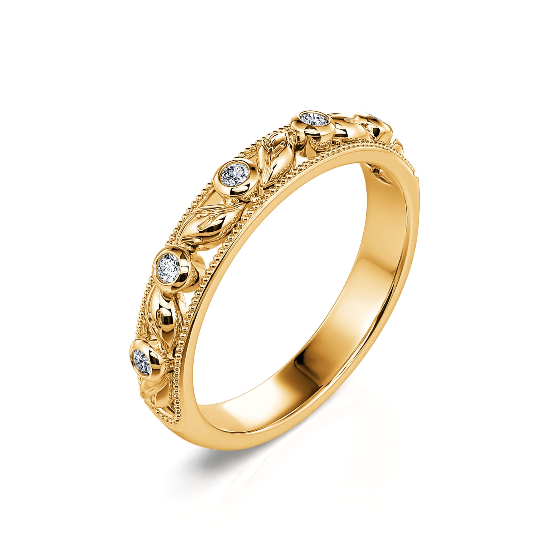 Alliance or jaune diamant Orlandia 1