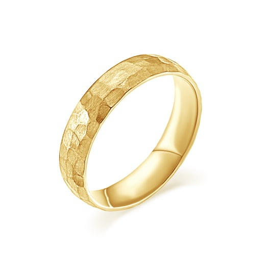 Pol - Alliance martelée or jaune #1