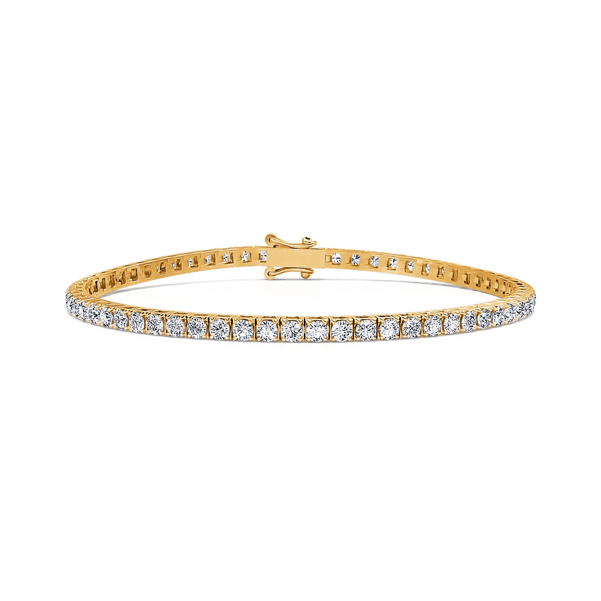 Bracelet rivière diamant or jaune Riviera XL 3