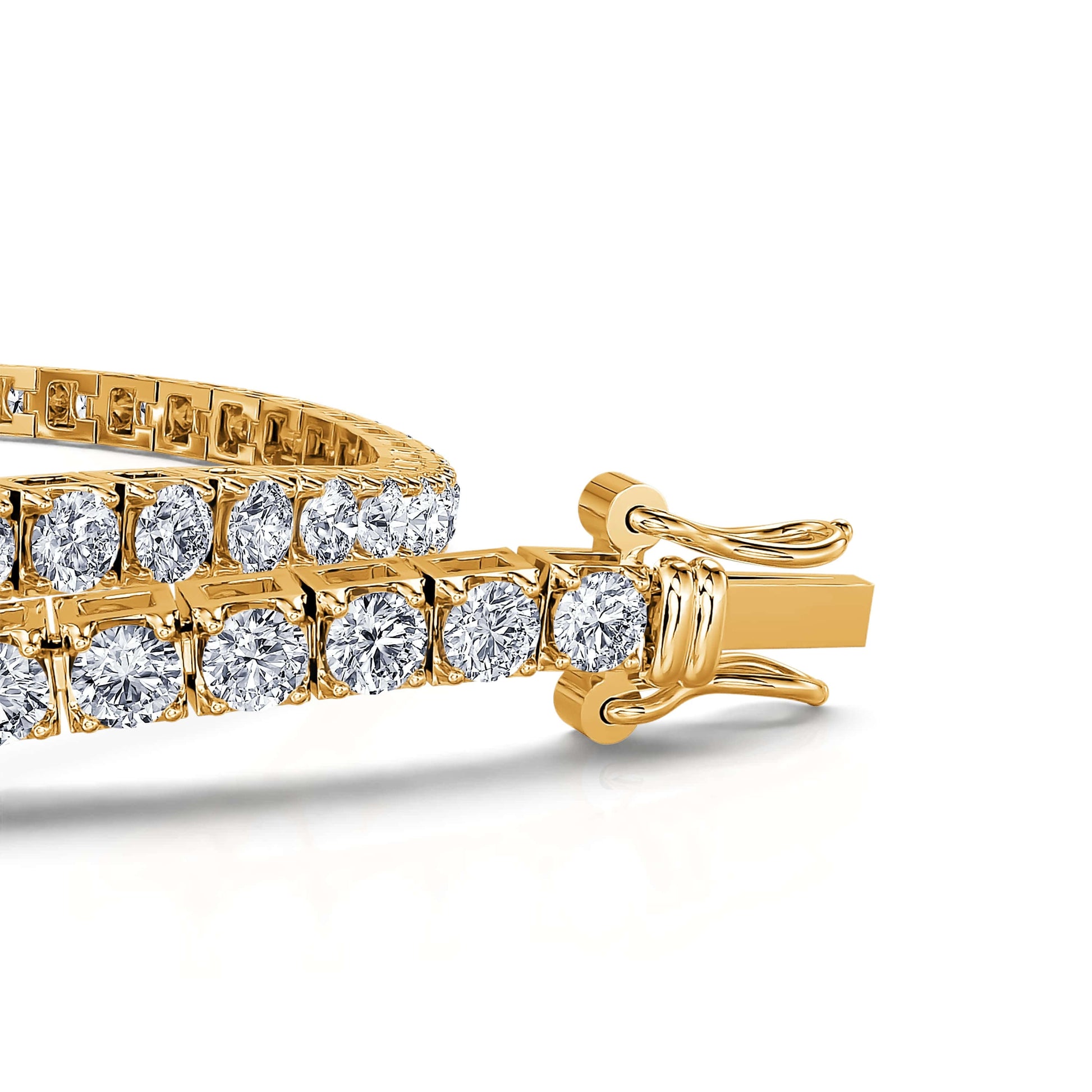 Bracelet rivière diamant or jaune Riviera XL 2