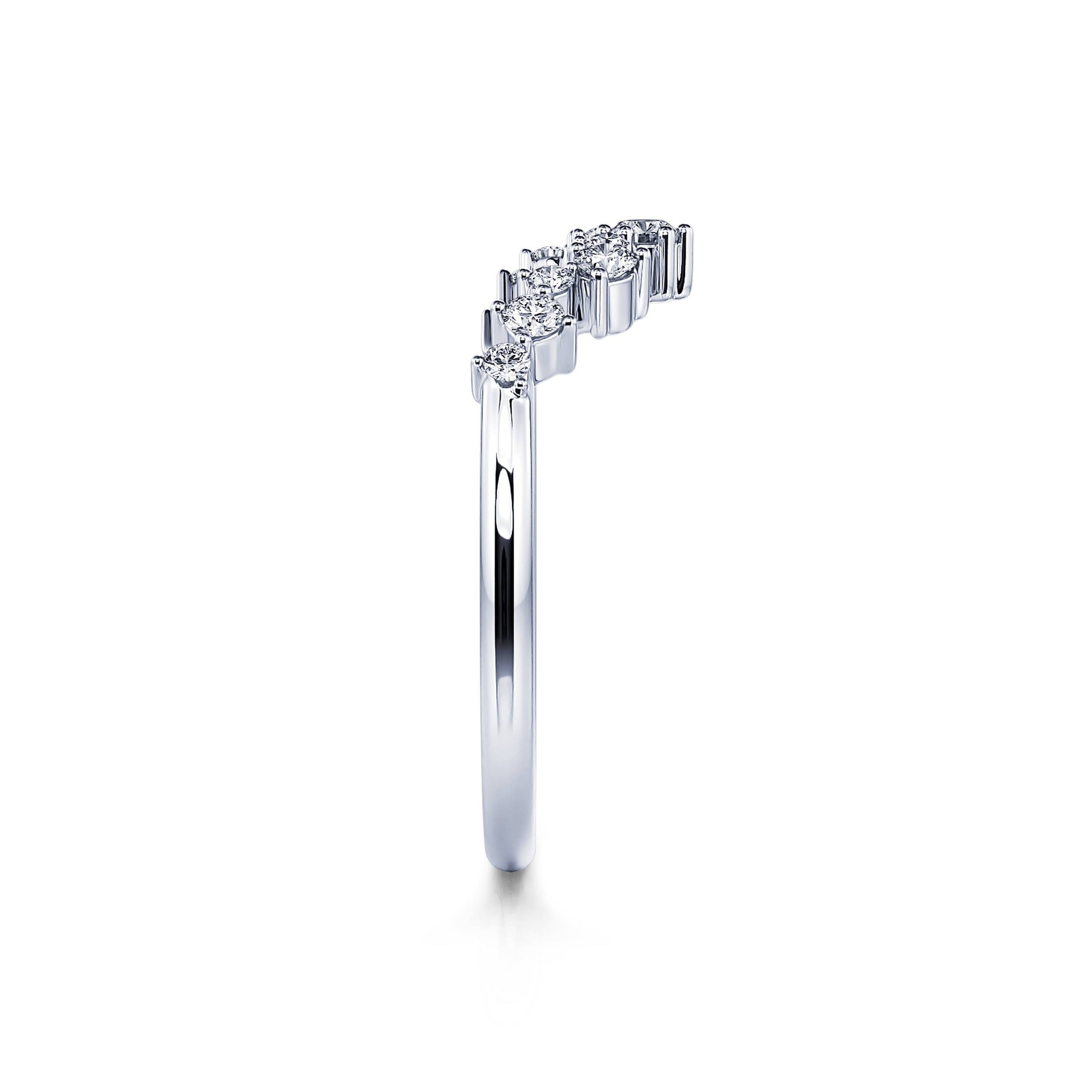 Alliance diamant platine Rosalba 3