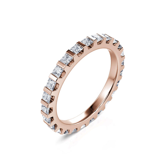 Safia&nbsp;-&nbsp;Alliance tour complet or rose diamant #1