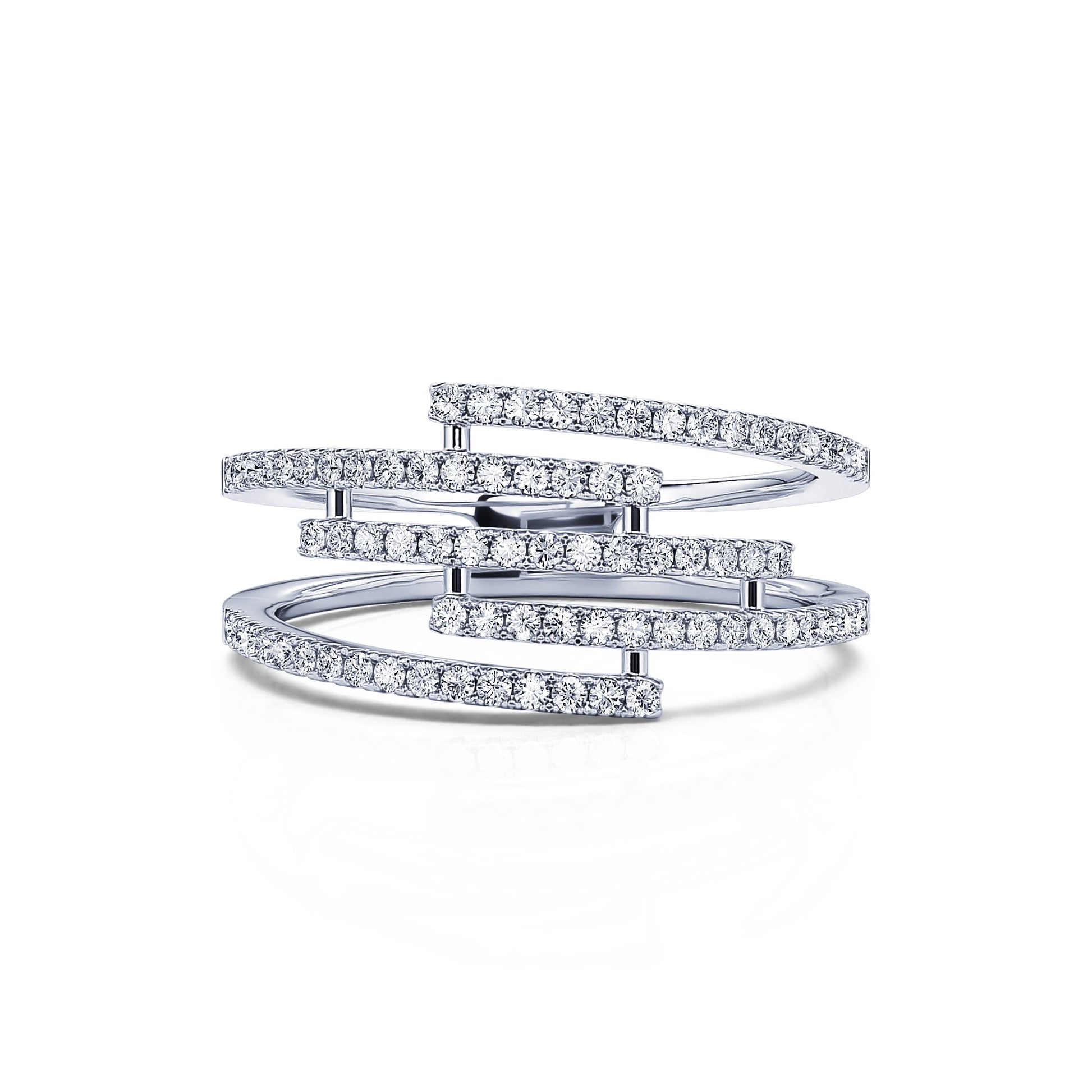 Bague platine diamant Salie 2
