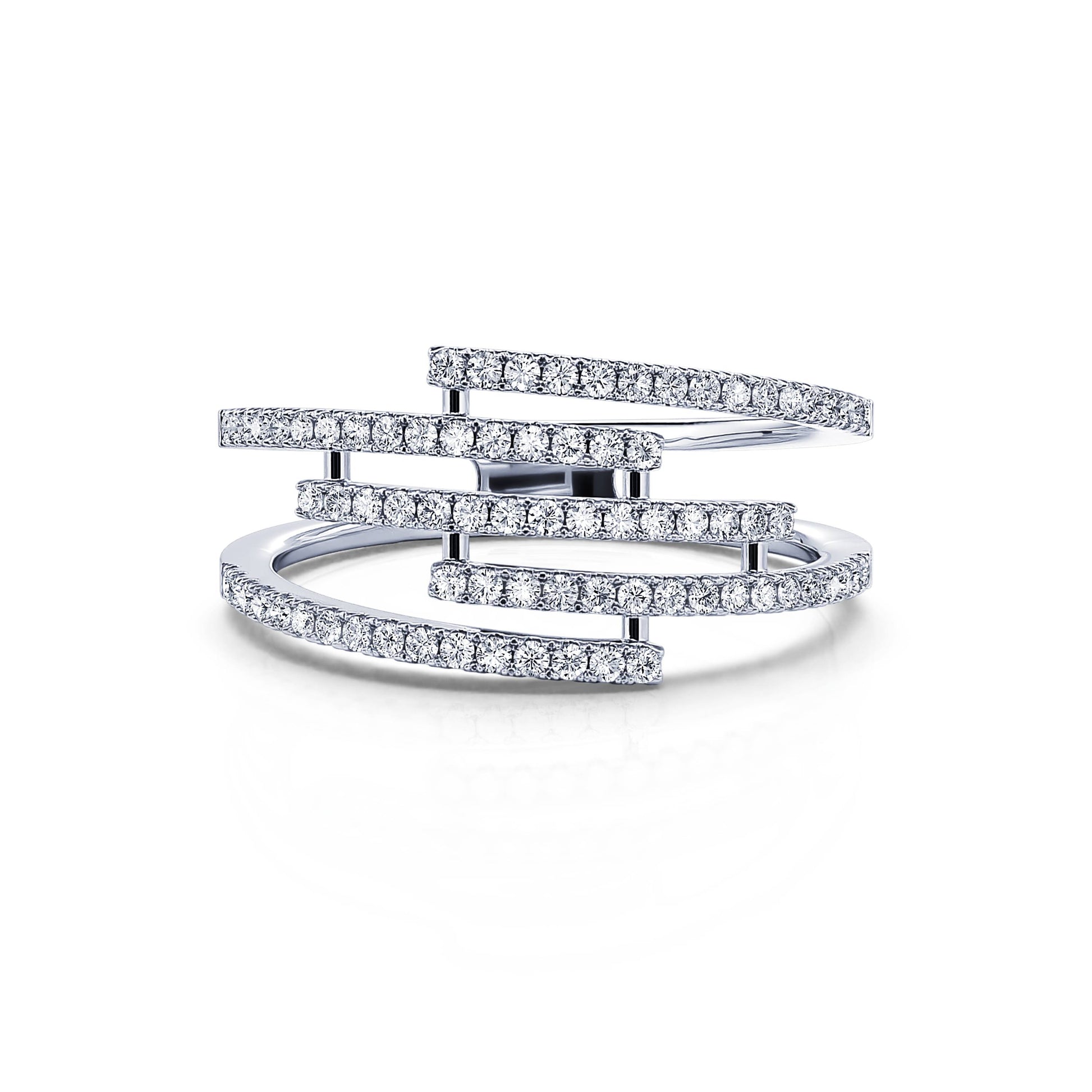 Bague platine diamant Salie 3
