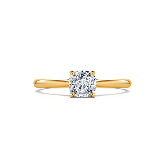 Sasha - Solitaire diamant or jaune #1