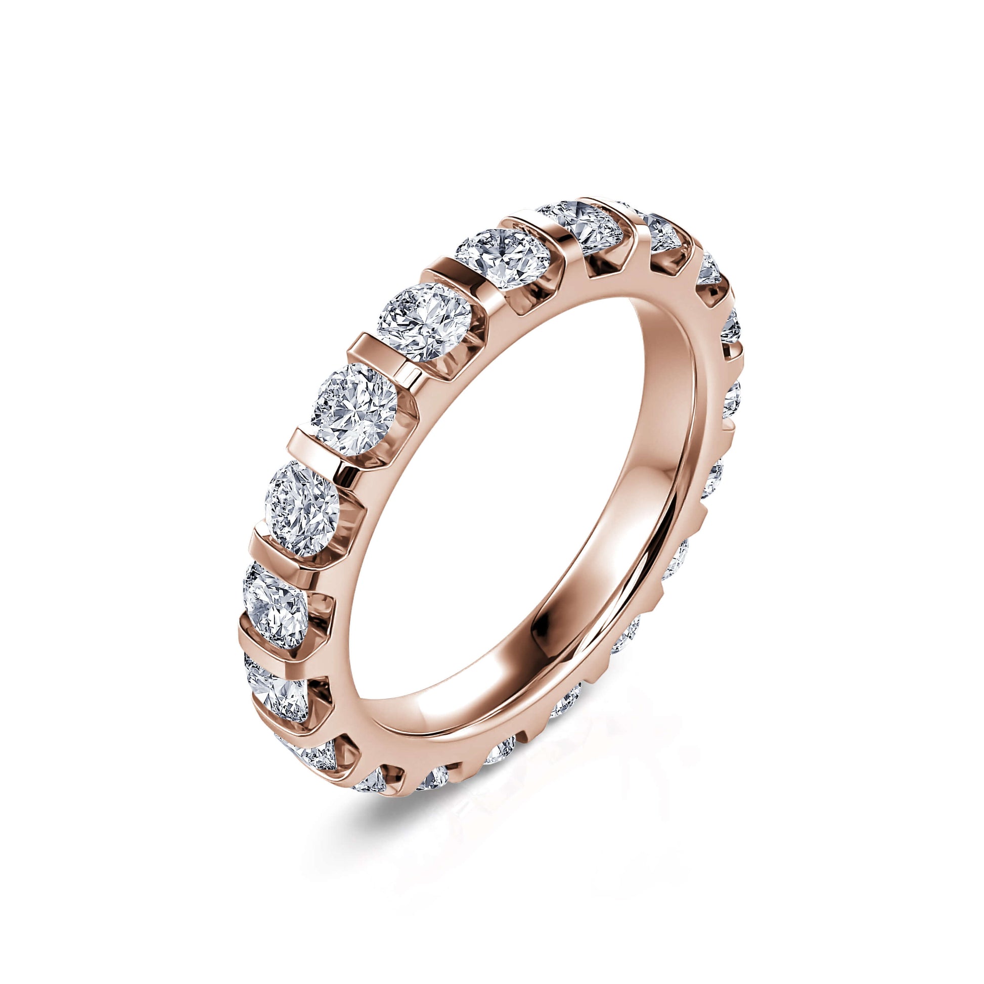 Alliance or rose diamant Shakira 11