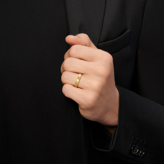 Sherley - Ruban plat givrée or rose #2