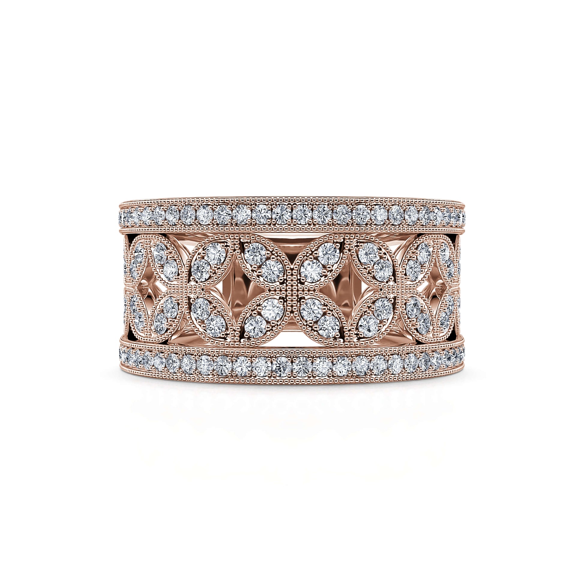 Bague or rose diamant Shinee 2