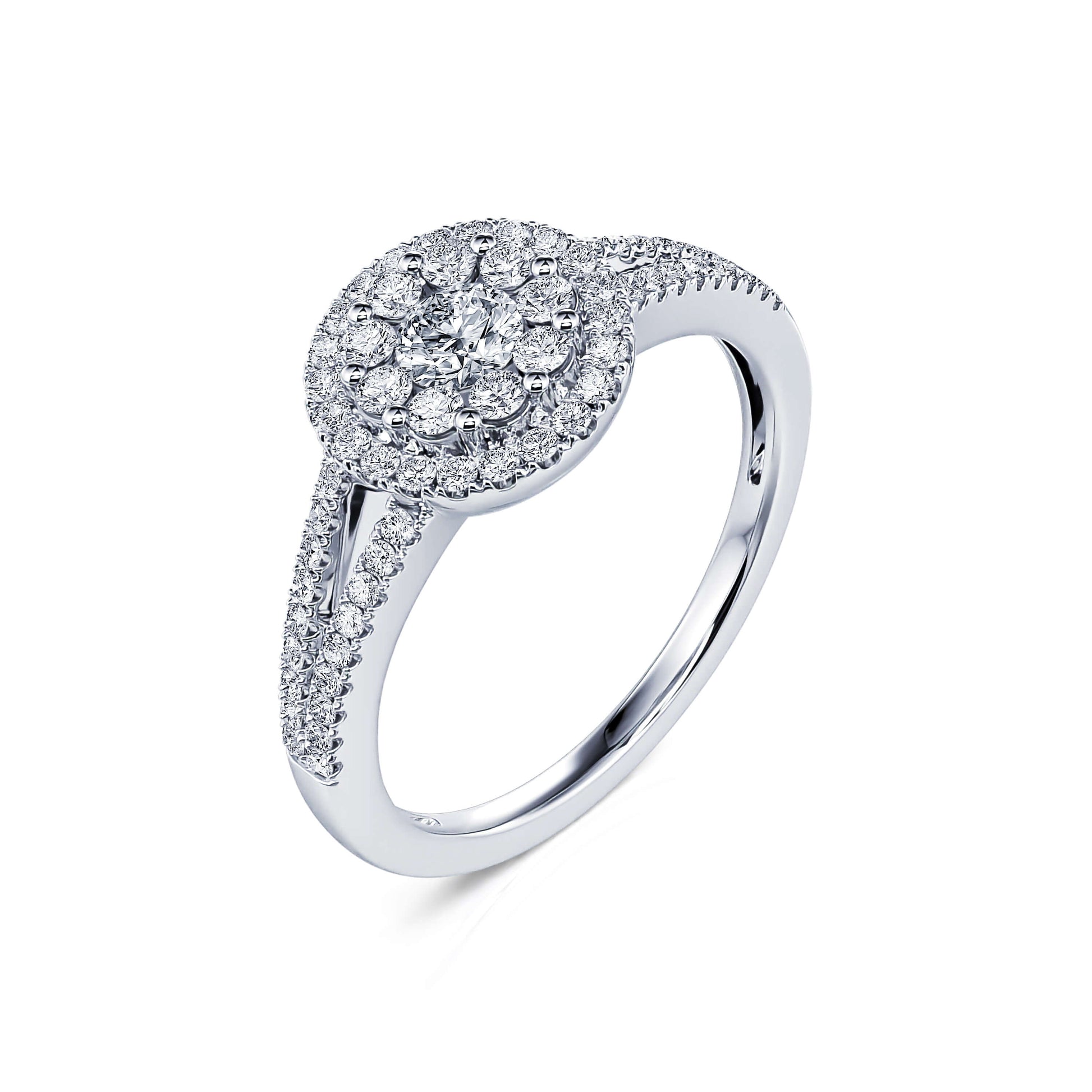 Bague de fiançailles platine diamant Shona 2