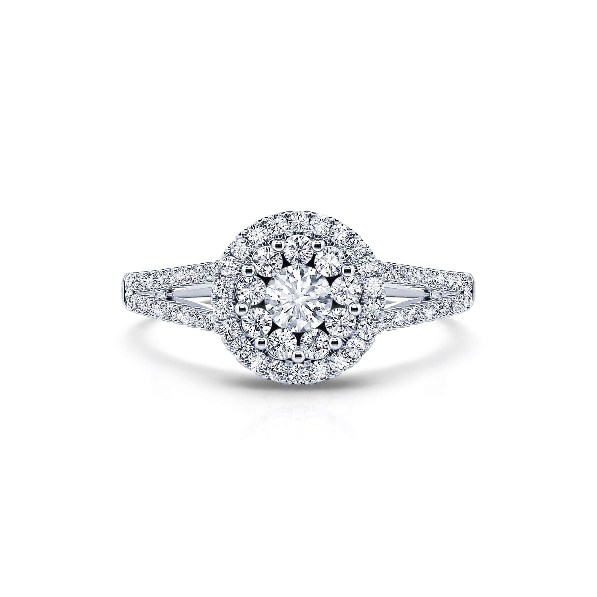 Bague de fiançailles platine diamant Shona 4