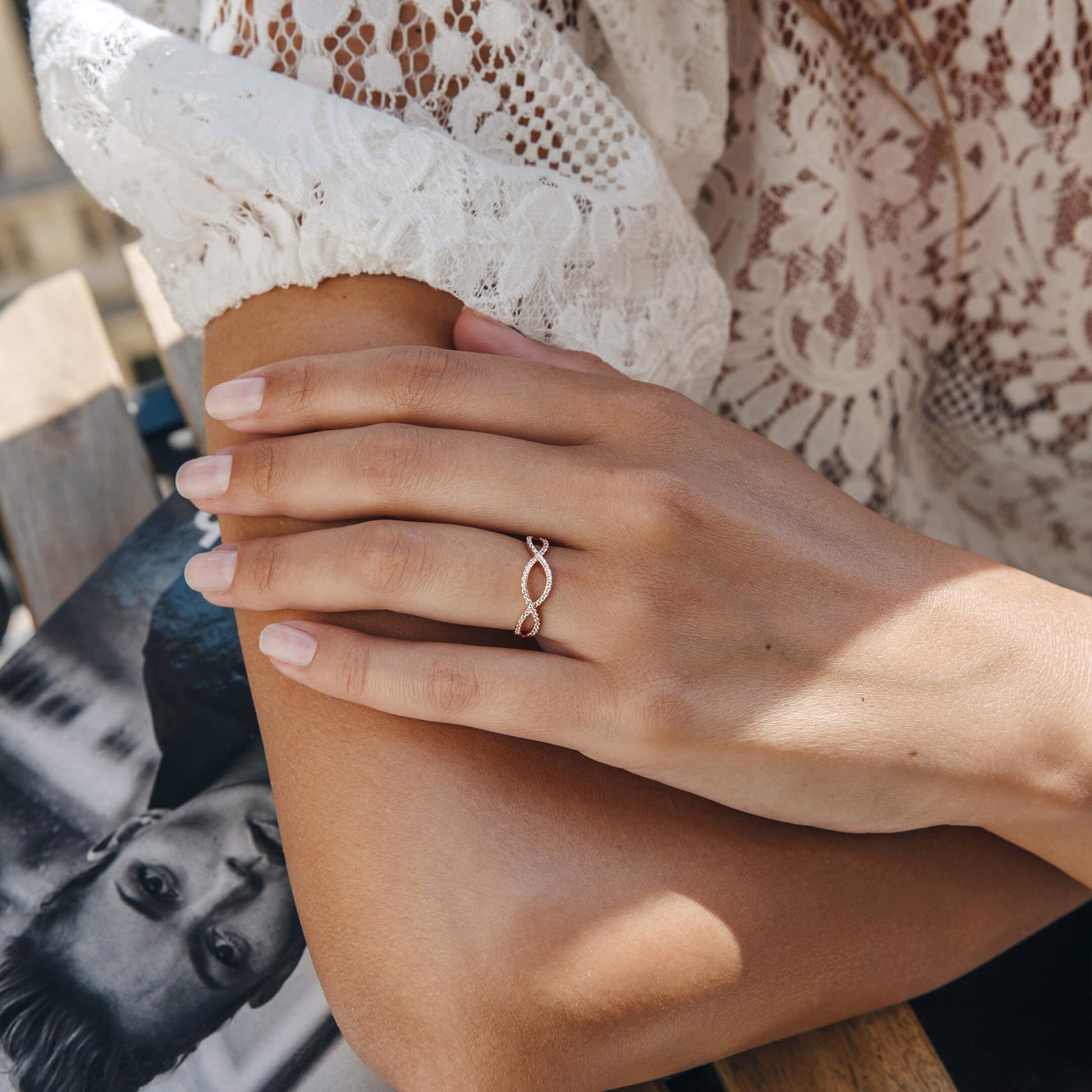 Alliance diamant or rose Sicilia 4