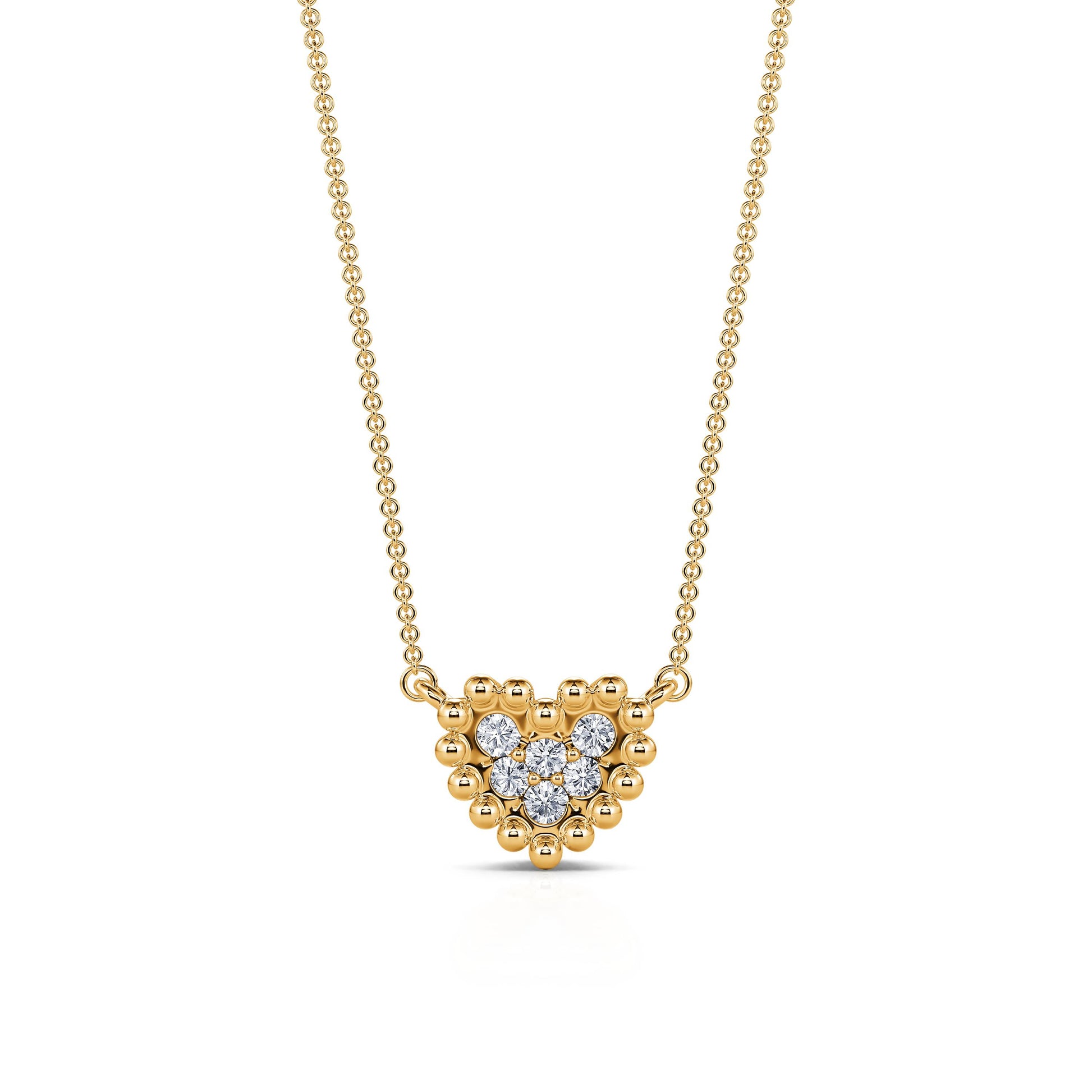 Collier diamant petit cœur Sole 2