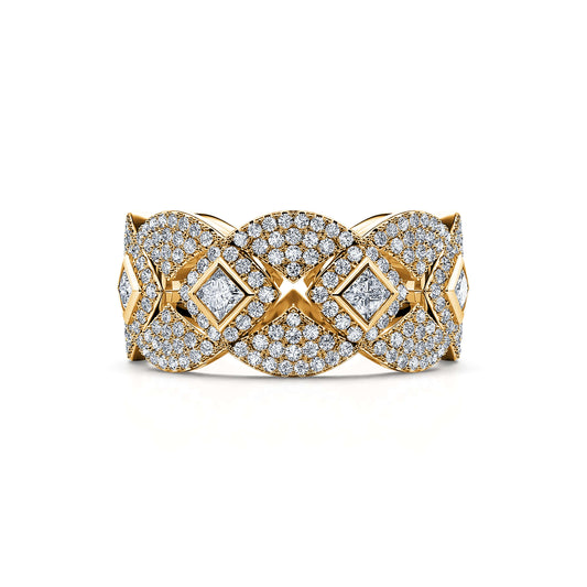 Stardust - Bague or jaune diamant #2