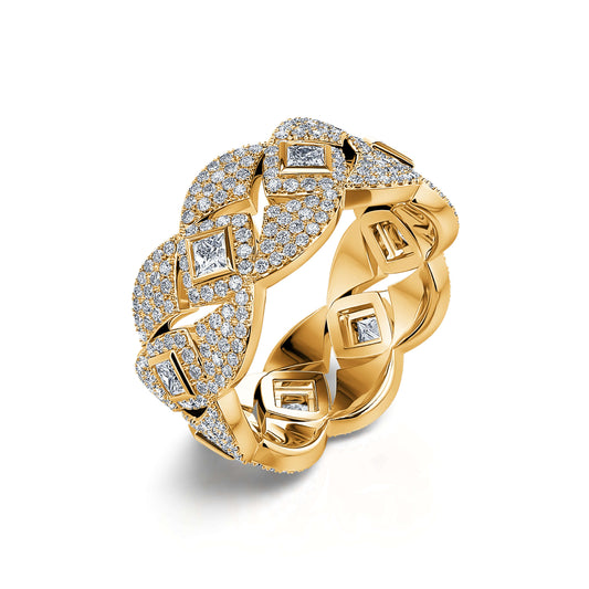 Stardust&nbsp;-&nbsp;Bague or jaune diamant #1