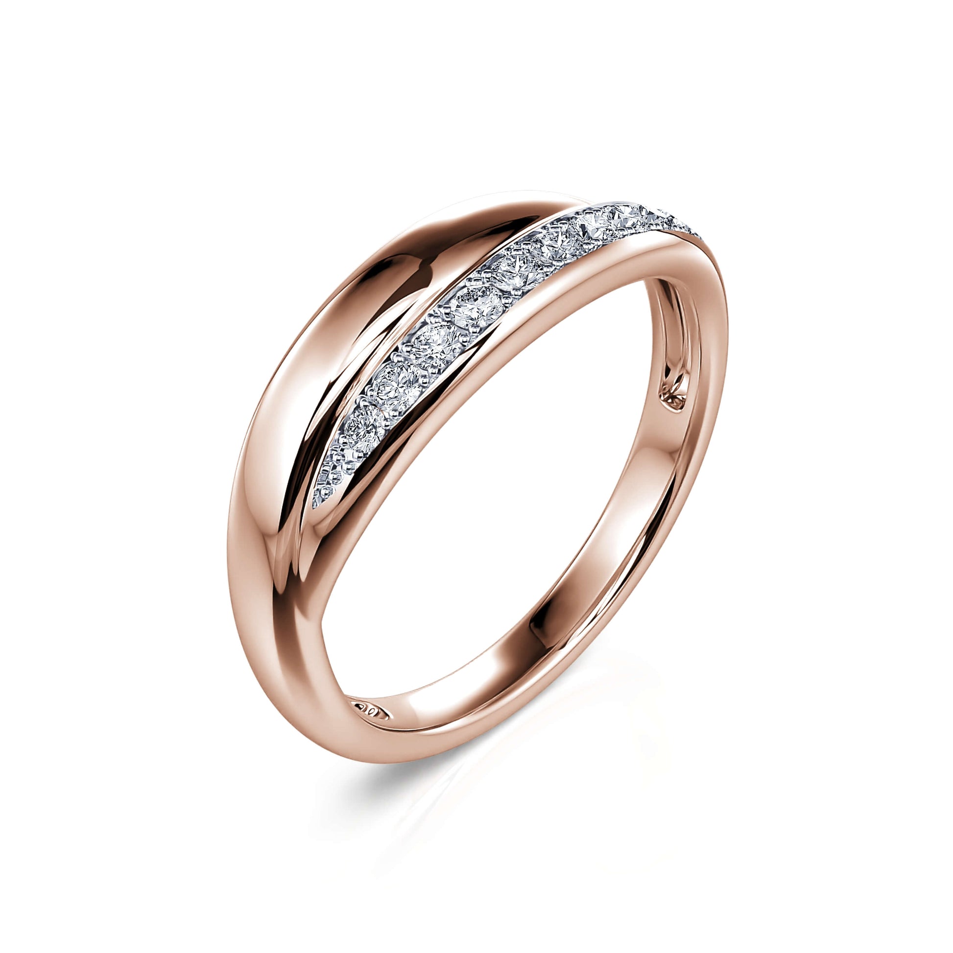 Alliance or rose diamant Starlight 1