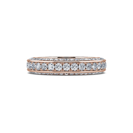 Tamara&nbsp;-&nbsp;Alliance tour complet diamant or rose #2