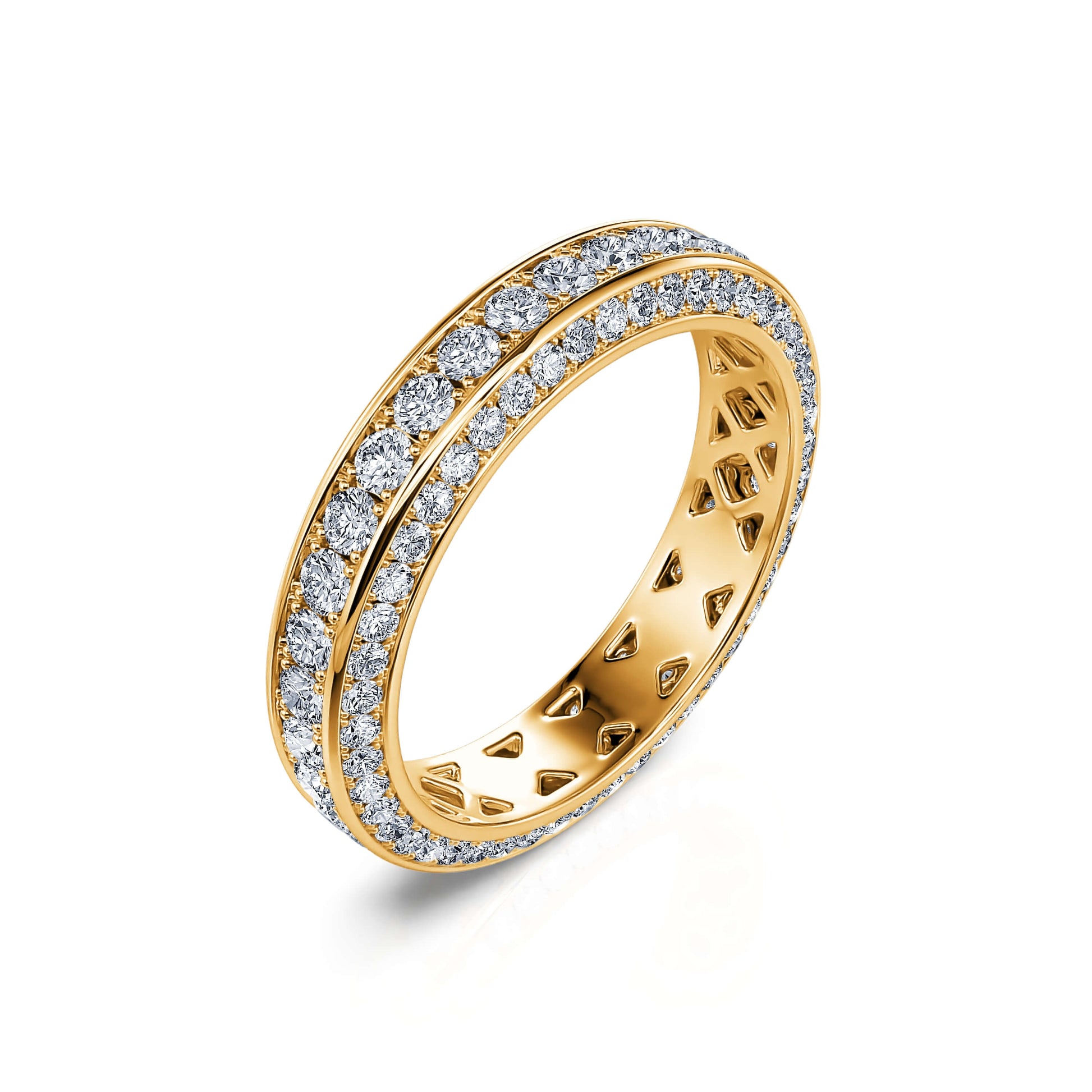 Alliance tour complet diamant or jaune Tamara 1