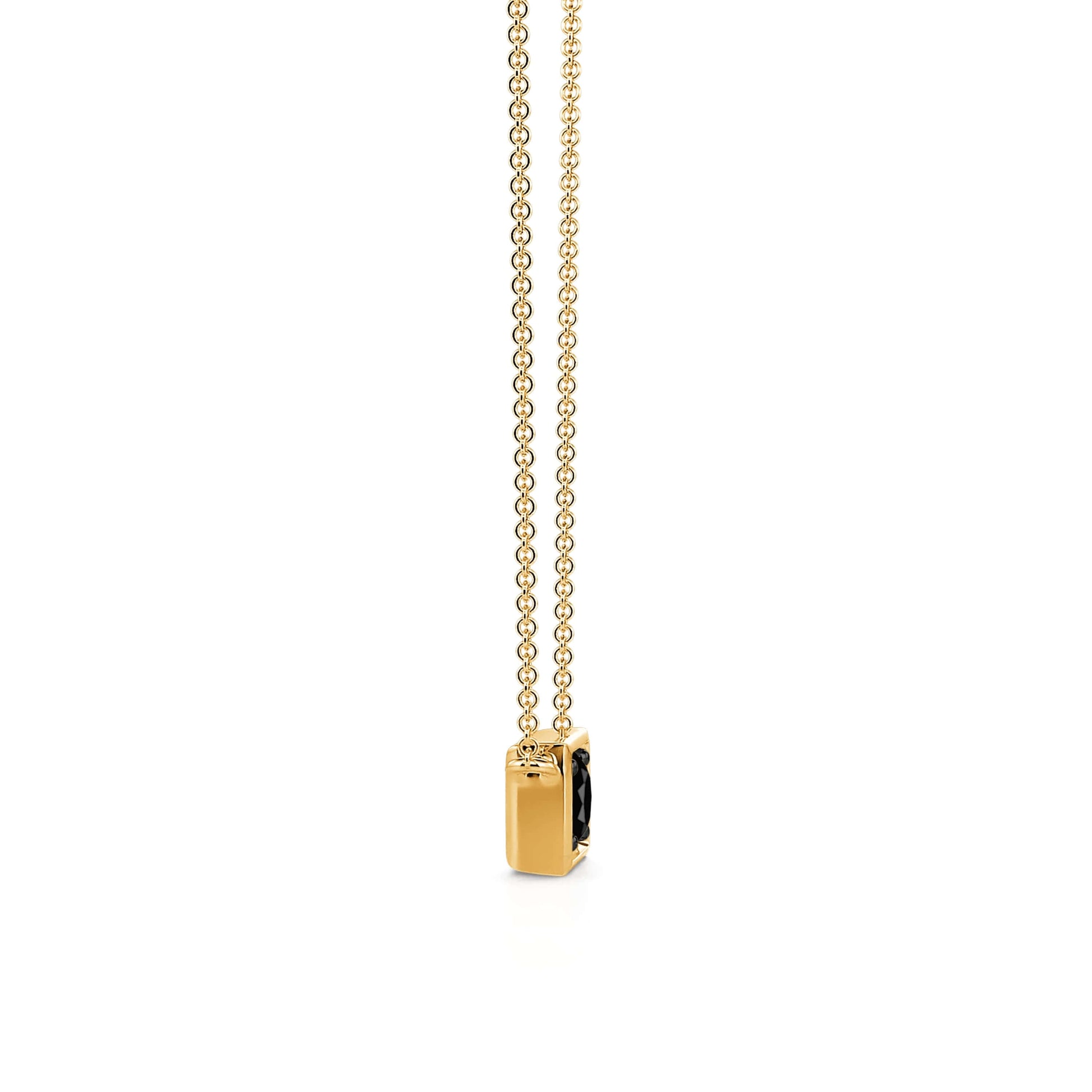 Collier or jaune diamant noir Tom 3