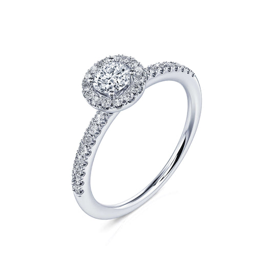 Tracie&nbsp;-&nbsp;Bague de fiançailles platine diamant vintage #2
