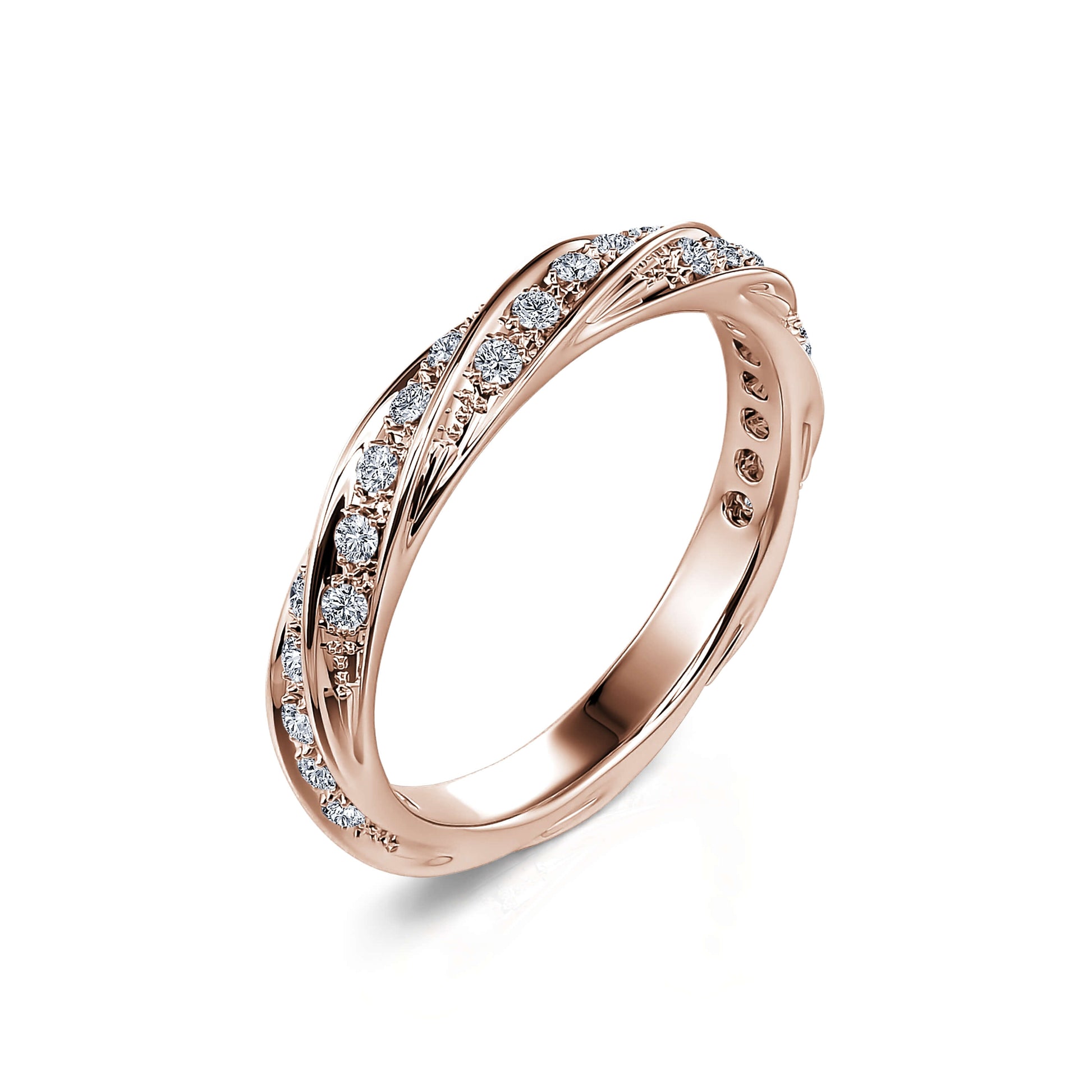 Alliance or rose diamant Vesta 1