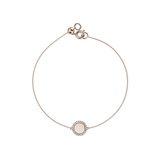 Yla&nbsp;-&nbsp;Bracelet médaillon en or rose et diamant #2